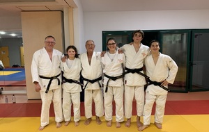 Remise officielle des ceintures noires de Juliette, Jules et Lucas