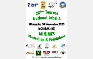 TOURNOI NATIONAL MINIMES DE MOISSAC - LABEL A