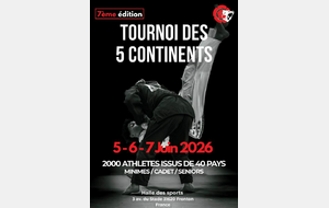 Tournoi des 5 Continents – Grisolles / Fronton -  Juniors &amp; Seniors