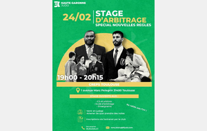 STAGE ARBITRAGE NOUVELLES REGLES